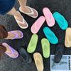 Chinelos Ins para Mulheres, Verão com Solado Grosso de EVA, Borracha de Alta Elasticidade, Chinelos Casuais de Praia, Sandálias Leves Mais Vendidas no Exterior
