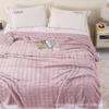 Nueva Manta de Terciopelo Burbuja de Color Sólido para las Cuatro Estaciones de Alta Gama Manta Multifuncional para la Siesta en la Oficina Manta para Aire Acondicionado en Casa