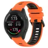 Para Jiaming 265 Oficial Pulseira de Silicone com Textura Bicolor Jiaming Gafmin Forerunner265S Pulseira