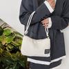 Bolso Casual de Terciopelo Rayado Estilo Coreano 2024 Nueva Moda Cruzado para Viajero Simple de Hombro Deportivo Sobaco para Mujer