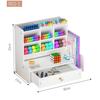 Organizador de Escritorio DIY para Bolígrafos Caja de Almacenamiento Multifuncional Suministros de Oficina Caja de Papelería Gran Capacidad Estudiante Madera Plástico Almacenamiento Soporte para Bolígrafos