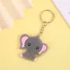 Chaveiro Pingente Desenho Animado Pvc Borracha Macia Pequeno Presente Chaveiro Animal Chave de Carro