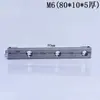 Porcas retangulares de aço inoxidável 304, porcas multi-furo, acessórios para perfil de alumínio, porcas não padronizadas M6, M4, M8