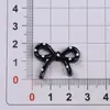 Venta Caliente Accesorios de Joyería de Cachorro de Dibujos Animados Negros Funda para Teléfono Celular Zapatos con Agujeros Material DIY Venta Directa de Fábrica al por Mayor