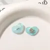 Accesorios de Corazón de Caballo de Troya de Dibujos Animados Acrílico Pegamento Crema Decoración DIY para Funda de Teléfono Pegatinas para Uñas Accesorios al por Mayor