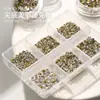Pedras de Strass para Unhas Novas Pedras de Strass Empilhadas Tendência Popular Acessórios de Decoração de Unhas Decorações Misturadas de Pedras de Strass para Nail Art