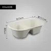 Cajas de Almuerzo Desechables, Vajilla Biodegradable, Cajas de Embalaje Ecológicas de Pulpa de Papel, Cajas para Ensalada, Cajas de Pulpa de Caña de Azúcar, Cajas Bento de Gran Capacidad