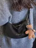 Yaozi 2026 colección de principios de otoño: bolso cruzado de diseñador para mujer, bolso de axila, bolso de alta gama con forma de dumpling, bolso de hombro