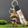 Llavero de Goma Suave de PVC Personalización Figura de Soldado de Dibujos Animados Colgante Pequeños Regalos para Empresas Personalización por Fuente de Imagen Fábrica