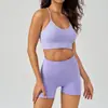 Conjunto de Top Cropped de Yoga com Costas Cruzadas, Controle de Barriga, Bumbum de Pêssego - Europeu e Americano Amazon