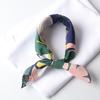 Nuevo Pañuelo Cuadrado Pequeño de Gasa Suave para Chica Pañuelo de Seda Femenino Estilo K Estilo Ins Pañuelo Versátil Pañuelo Decorativo Versátil Bandana