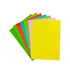 A4 color autoadhesivas cobre placa etiqueta pegatinas directo liso láser escrito a mano a4 autoadhesivas pegatinas 100 Mayoreo