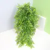 Flor artificial hoja de bambú plástico PE Enredadera Hoja de enredadera ratán plástico flor artificial decoración colgante de pared hoja de sauce flor colgante colgante orquídea colgante bambú