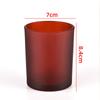 Amazon Vidrio de Color Hecho a Mano Creativo DIY Contenedor para Rellenar Cera con Tapa Vela de Aromaterapia Taza Vacía Spot Venta al por Mayor