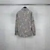 Tb Directo de Fábrica Otoño e Invierno Nuevo Chaqueta con Solapa de Cinta de Doble Manga Unisex Casual Cómoda Versátil Camisa