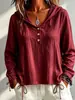 Sudadera unisex transfronteriza con cuello holgado con cordón, camiseta de manga larga, estilo casual versátil multicolor