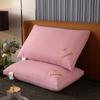 Travesseiro Acolchoado para Dormir com Artemísia, Núcleo de Travesseiro para Suporte de Pescoço, Travesseiro de Veludo de Pena Estilo Hotel Jardim Estudantil Solteiro, Ultramacio