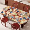 Mantel Individual Oval Estilo Americano para Mesa de Comedor, Impermeable, Resistente al Aceite, Resistente al Calor, Protector de Mesa, Nuevo Modelo 2025, Mantel de Lujo Ligero de Gama Alta