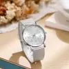 Reloj Casual para Mujer Mariposa Transfronteriza de Liu Reloj de Moda con Correa Reloj de Cuarzo para Mujer Reloj de Pulsera de Malla de Moda