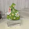 Bolsa de Mão Grossa de Tricô de Alto Peso Bolsa Tote Bolsa de Palha Bolsa de Presente Bolsa de Lembrança