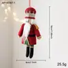 Nuevos adornos de figura de soldado de tela navideña para crear una atmósfera festiva, decoraciones creativas de escritorio para fiestas en casa