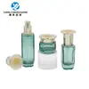 Em estoque kit de alta qualidade para casal, frasco de vidro octogonal, frasco de essência líquida de 30ml, frasco de creme de 30g, tônico de 120ml