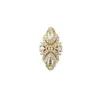 LZ Nueva Manicura de Corte Alto Joyería de Circonita Lazo Cinta Conservación del Color Lujo Ligero Blanco Cristalino Mariposa Diamante para Uñas Joyería