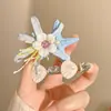 Lindo y elegante pasador para flequillo para mujer, perfecto para fotos de viaje, dulce pinza para el pelo de estrella de mar, accesorio para el pelo de pinza lateral de concha para niños sin marcas