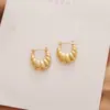 Acero de Titanio Color Libre Metal Pendientes Personalizados Europeos y Americanos Calle Casual Accesorios para la Cabeza Pendientes de Anillo Transfronterizos Puesto