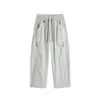 2026 Calça Shell Impermeável Funcional Estilo Montanha Nova Calça Paraquedista Solta Masculina e Feminina Esportes ao Ar Livre Cordão Casual Longa