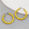 Brincos Redondos com Bolinhas e Gotejamento de Óleo Agulha de Prata, Estilo Dopamina Fresco, Brincos Argola Minimalistas, Brincos com Design Único Atacado