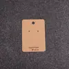 Set de 100 piezas de accesorios de joyería hechos a mano, aretes, collares, aretes de moda de 5x7cm, cartulina y bolsa de OPP.