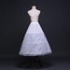 Anágua para vestido de noiva, anágua longa até o chão com três argolas de aço, forro elástico, acessórios para saia volumosa, vestido de noiva no atacado.