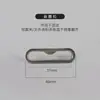 Clipe Prendedor de 2 Furos Prensador de Papel Fivela de Metal Tira de Prensagem Placa de Prensagem de Papel Travamento de Superfície Acessórios para Pasta
