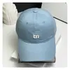 Nova Boné de Beisebol Verão Feminino Secagem Rápida Moda Coreana Simples Letra m Versátil Aba Curva Chapéu de Sol Boné Bico de Pato