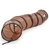 Túnel Plegable para Gatos con Dragón Giratorio para Gatos y Perros, Túnel para Gatos para Uso en Interiores y Exteriores