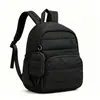 Mochila pequeña informal para mujer, mini, impermeable, de nailon, ligera, acolchada, con relleno de plumón, hecha a medida, de alta calidad