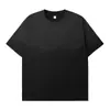 Camisetas de Algodón Puro Pesado Holgadas con Degradado en Spray de Caballo para Hombre y Mujer Transfronterizas Europeas y Americanas Tendencia Hip-Hop Baile Calle Alta Ins Trend