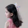 Pasador de Pinza para el Pelo con Lazo en la Parte Posterior de la Cabeza para Niñas, Fresco Macarrón Dulce Princesa, Accesorios para el Cabello de Bebé
