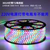 Lámpara de flash impermeable para exteriores con marquesina y tira de luces LED suaves, decoración con luces de neón coloridas y fluidas.