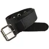 Cinto de Fivela de Pino em Lona Porosa Cinto de Lona Masculino 3,7 cm de Largura Longo Cinto de Treinamento Militar Cinto Tático para Exterior