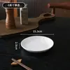 Prato raso prato raso prato prato para casa prato de porcelana de osso branco puro hotel restaurante barraca de comida prato para bife ocidental louça simples