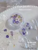 Arte de Uñas Jardín Secreto Polvo Ópalo Colorido Soñador Nube de Hada Brocado Flor Seca Brillo Lentejuelas para Uñas Decoraciones Mayoreo