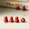 Contas Espaçadoras Vazadas de Latão Tradicionais de Ano Novo Acessórios para Pulseira DIY Feitos à Mão Anéis Espaçadores para Pulseira com Furo Passante Acessórios de Liga