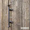 Manija de Puerta de Hierro Fundido Estilo Retro Europeo para Patio Exterior Jardín Puerta de Madera Armario Decorativa Manija de Hierro Pestillo