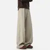 Pantalones Casuales de Pierna Recta con Diseño Estilo Americano para Hombre, Otoño 2026, alrededor de 280g, hechos de tela Lelis, con un tacto de alta gama