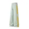 Pantalones Deportivos de Pierna Ancha Transpirables de Secado Rápido para Hombre de Verano, Pantalones Casuales Rectos Sueltos para Fitness Running, Versátiles y Elegantes
