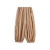 Qiu Duomeng 2026 Primavera y Otoño Nuevo Estilo Pantalones Jogger de Color Sólido para Niñas Pantalones Largos de Moda Estilo Coreano para Niños Pantalones Casuales para Bebé