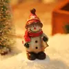 Decoración de Escritorio Exclusiva Transfronteriza de Papá Noel y Muñeco de Nieve Adornos Pequeños Mini Escena Navideña Accesorios para Disparos de Maquetas