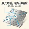 Regla multifuncional para desagüe de piso, herramienta universal en forma de U de acero inoxidable para ayudar a fontaneros y alicatadores en la colocación de azulejos y el marcado de agujeros para desagües de piso.